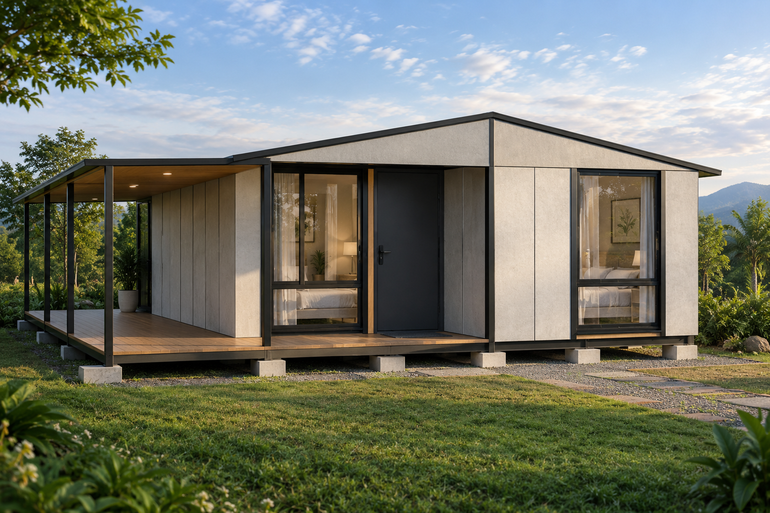 Vivienda terminada en zona rural de montaña